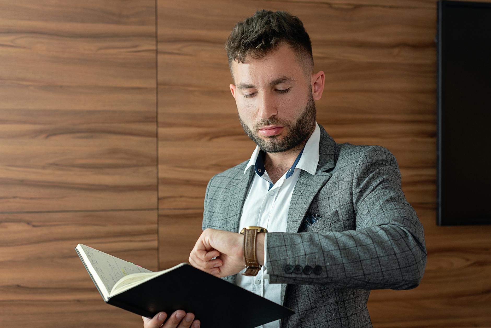 Checking The Time Meeting