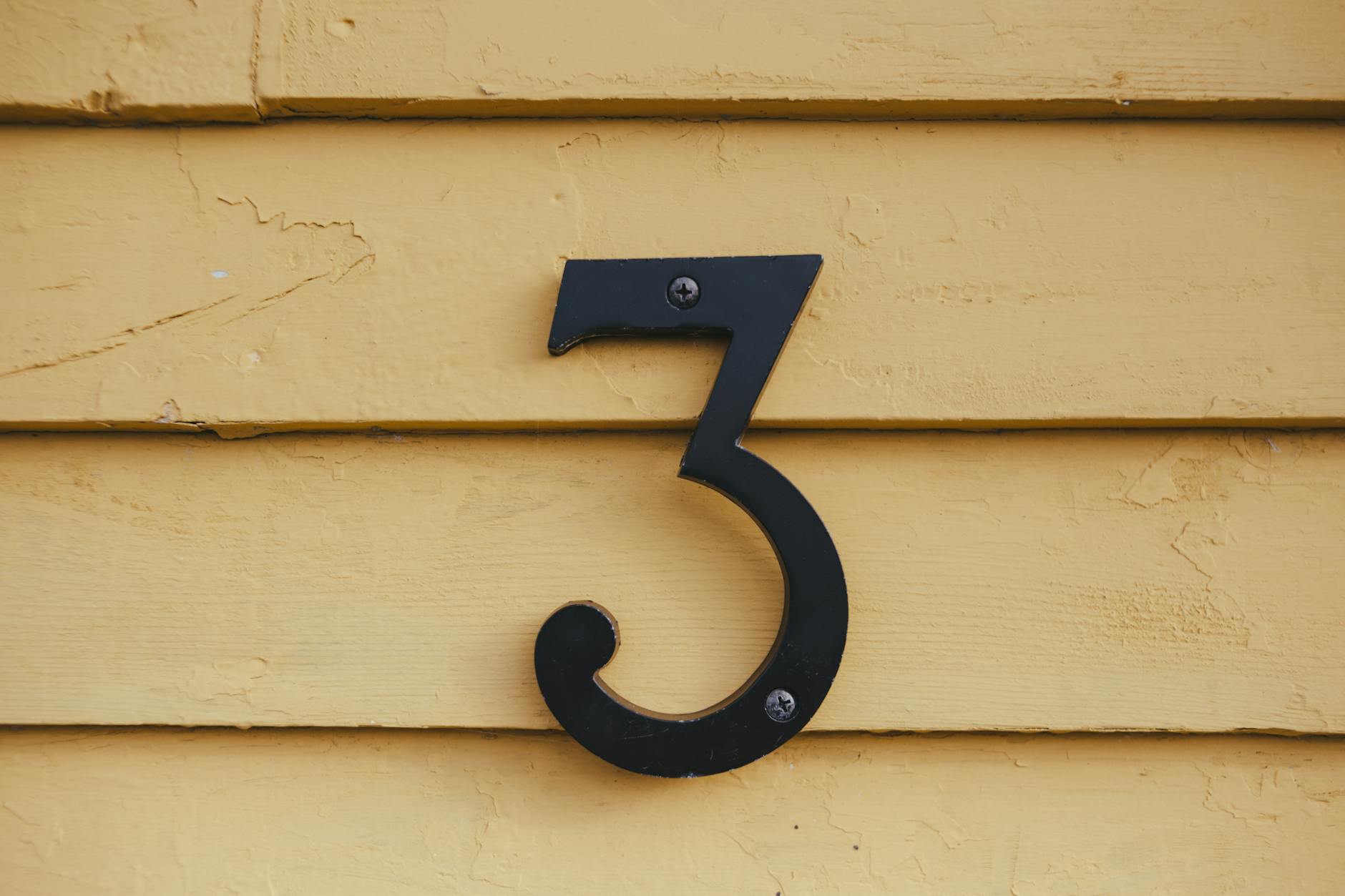 House Number Sign