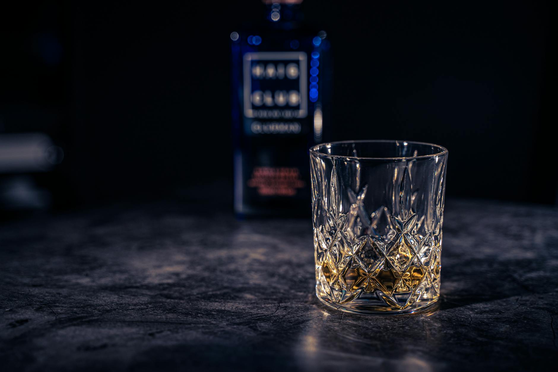 Solitary Drinking Glass