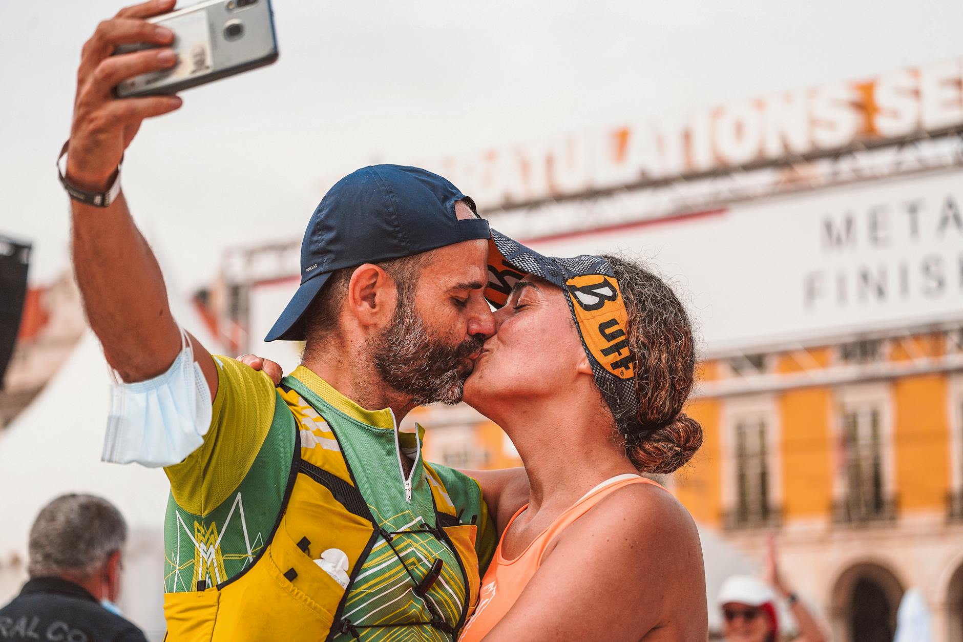 Couple Celebrating Achievements