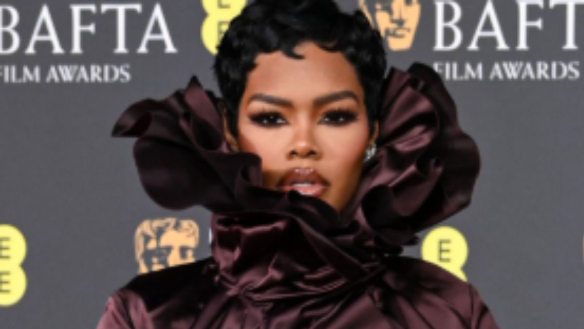 Teyana Taylor’s Plum Burberry Trench Gown Is the BAFTAs’ Most Dramatic Red-Carpet Reinvention