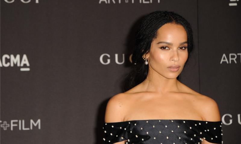 Zoë Kravitz’s Sheer Espresso Brown Top From Saint Laurent’s Fall/Winter ’26 Show Is a Must‑Try Paris Fashion Week Statement