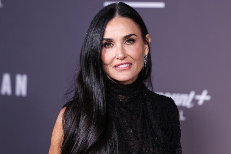 Demi Moore’s All-Black Leather Look Is the Ultimate Power Uniform at 63
