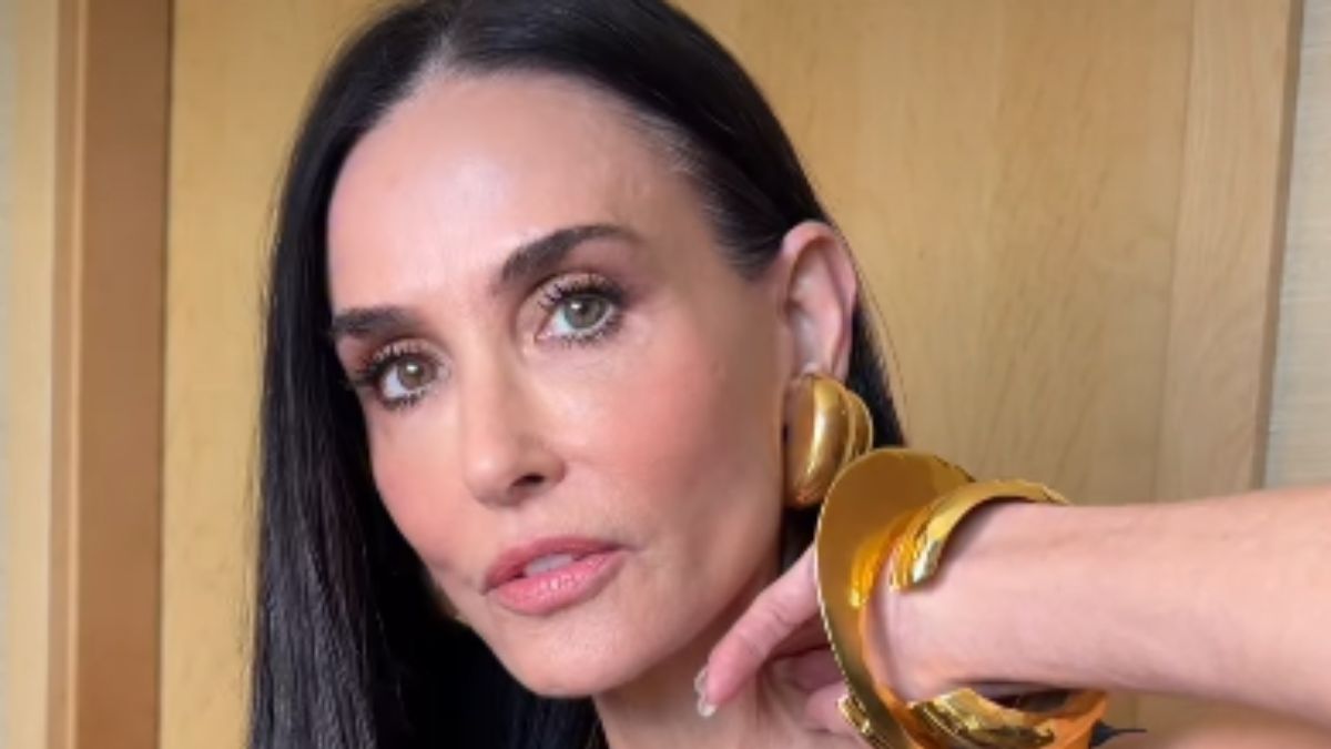 Demi Moore at 63 Makes a Dazzling Blue Gown Feel Like a Timeless Red Carpet Essential