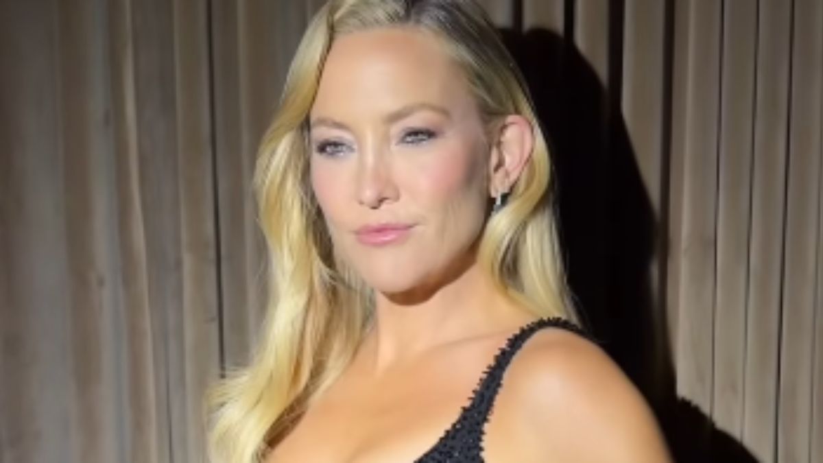 Kate Hudson’s Midnight Black Cutout Gown Is the Ultimate After-Dark Glamour Statement at 46