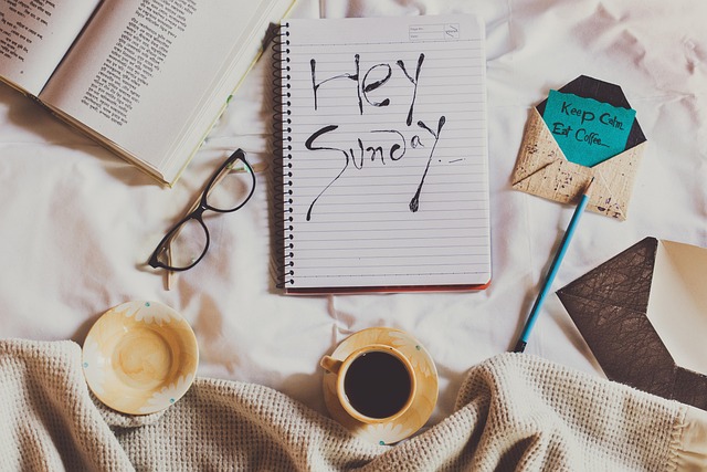 Coffee, Books, Notebooks