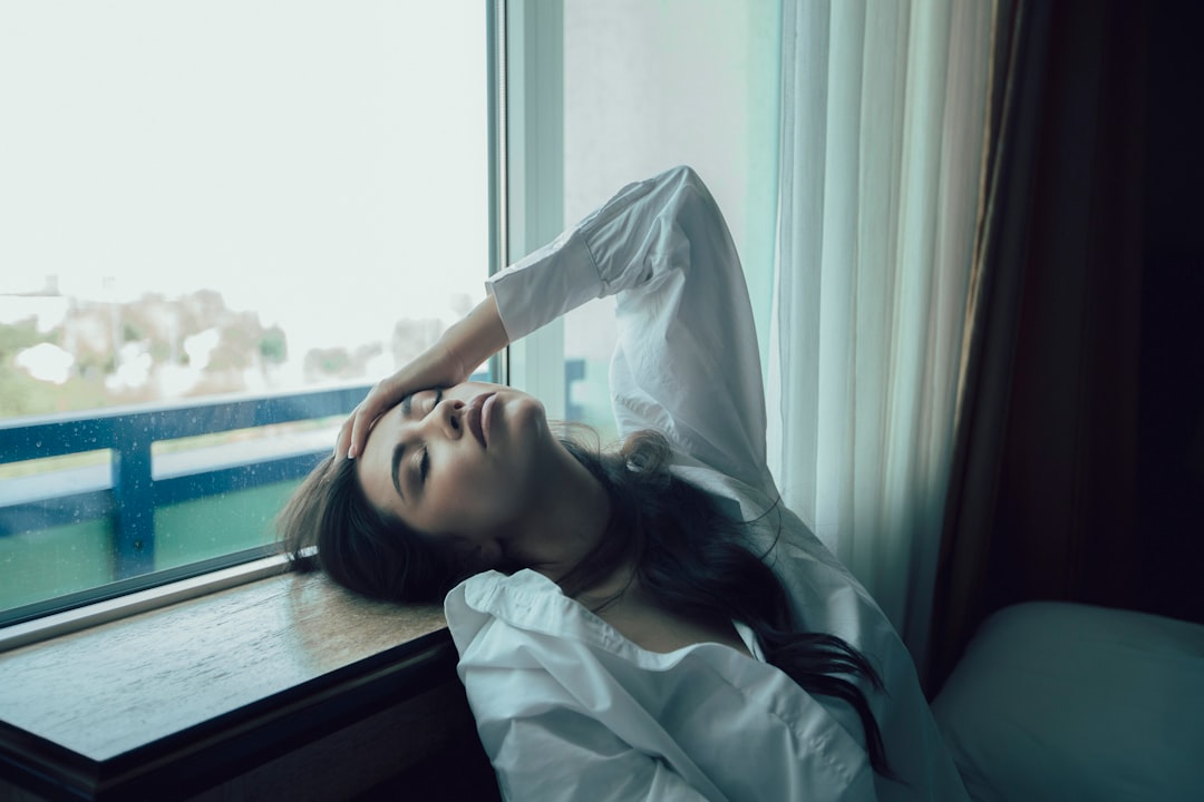 Sleepy Person By Window