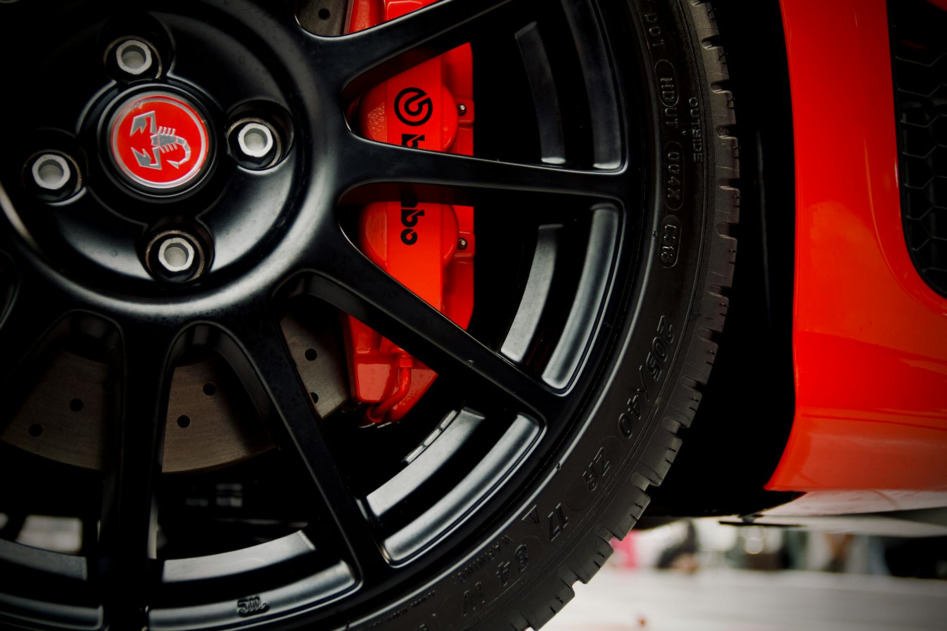 Late Hard Braking Car