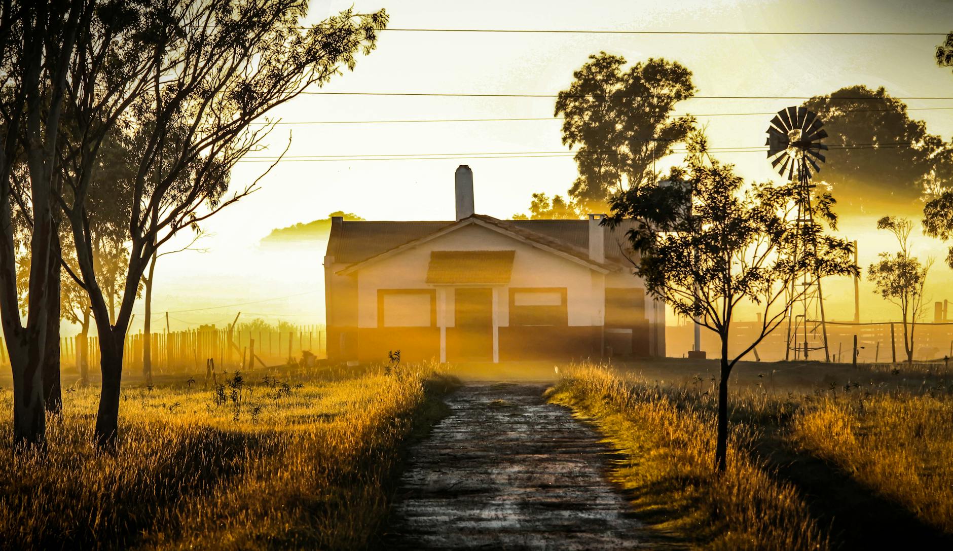 Empty House Silhouette