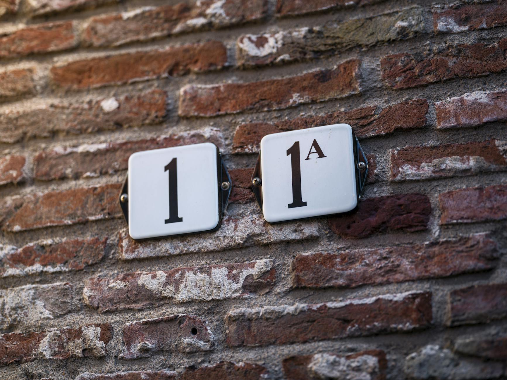 Surface Condition House numbers