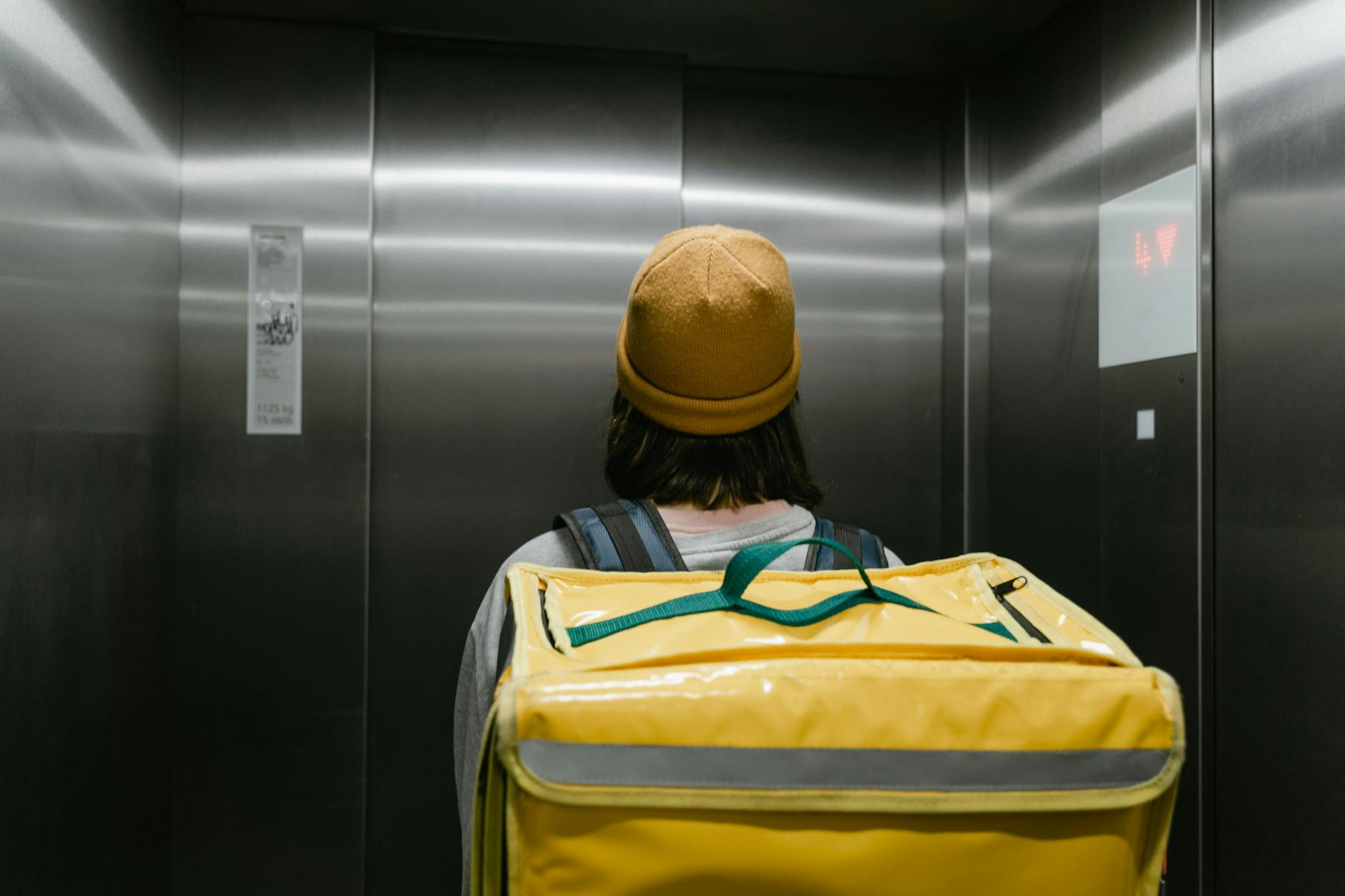 Bag in Elevator