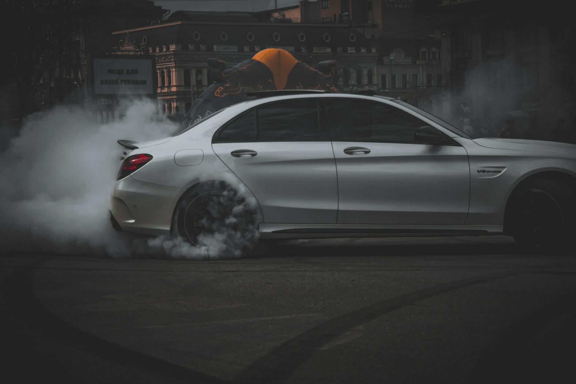 Exhaust Smoke Car+engine