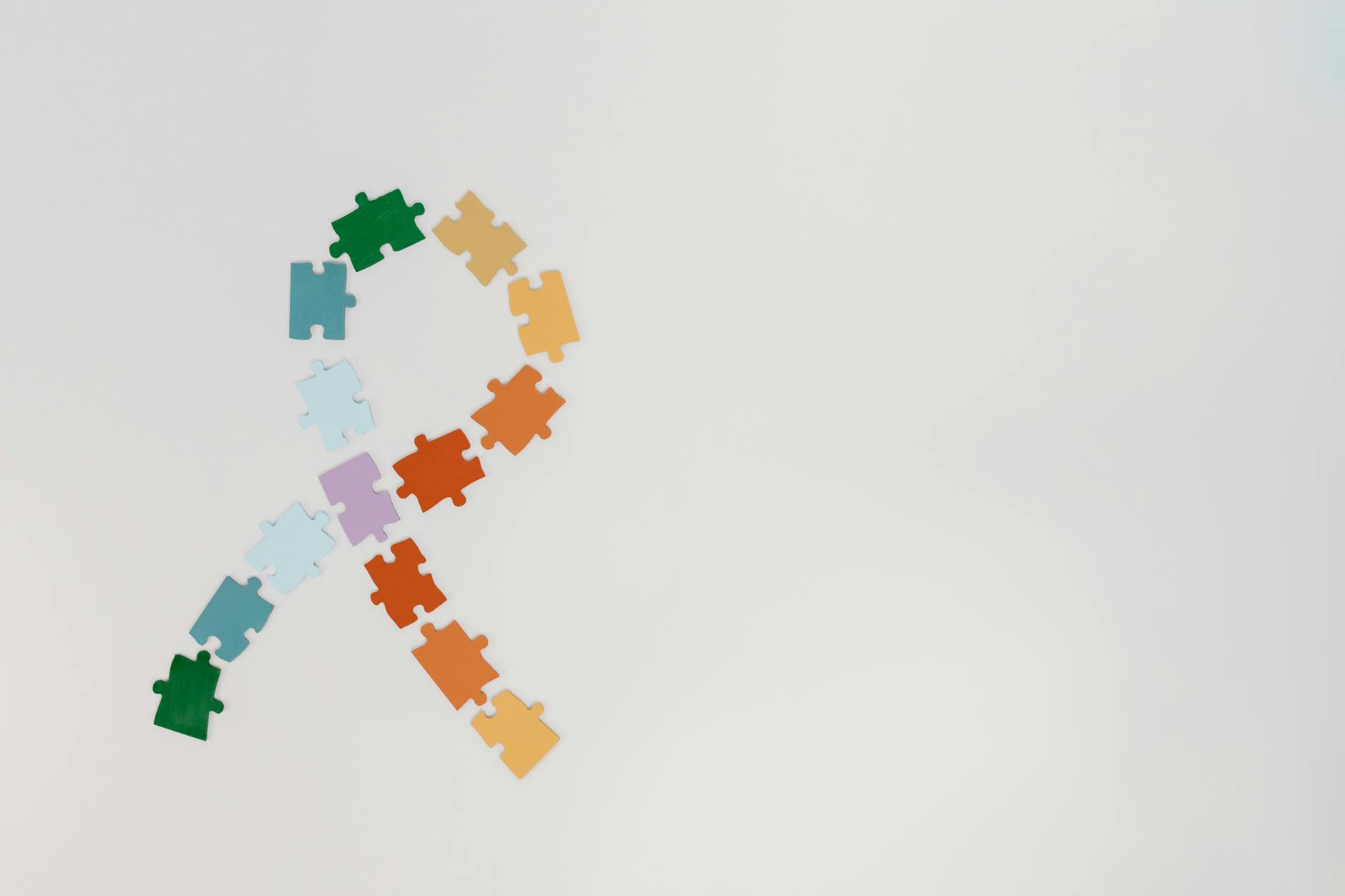 Brain With Puzzle Pieces