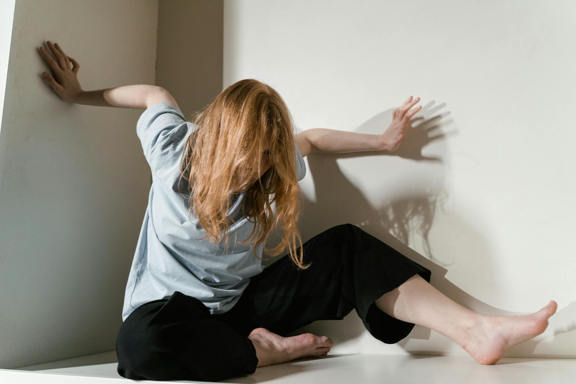 Person With Tense Posture